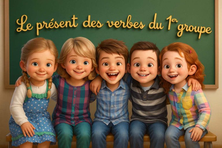 Le présent des verbes du 1er groupe